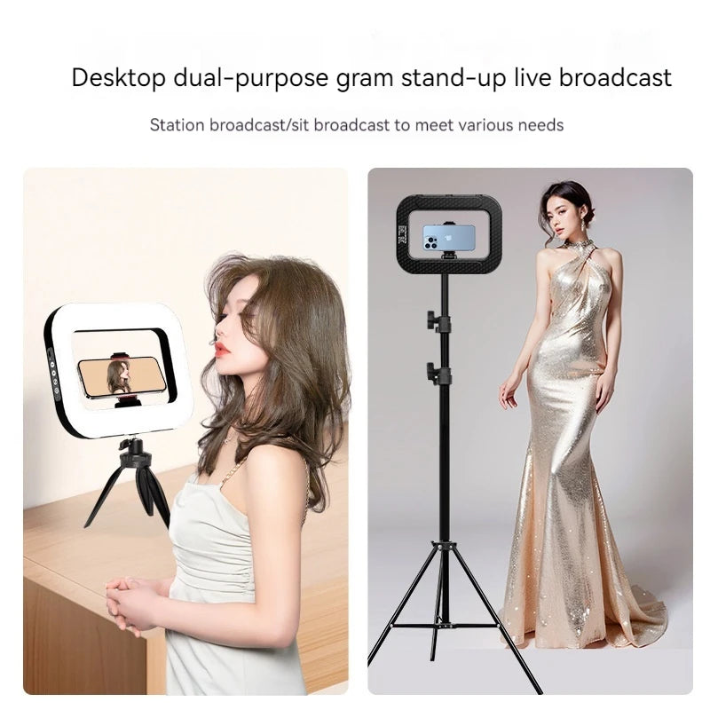 Portable LED Ring Light for Phone Photography