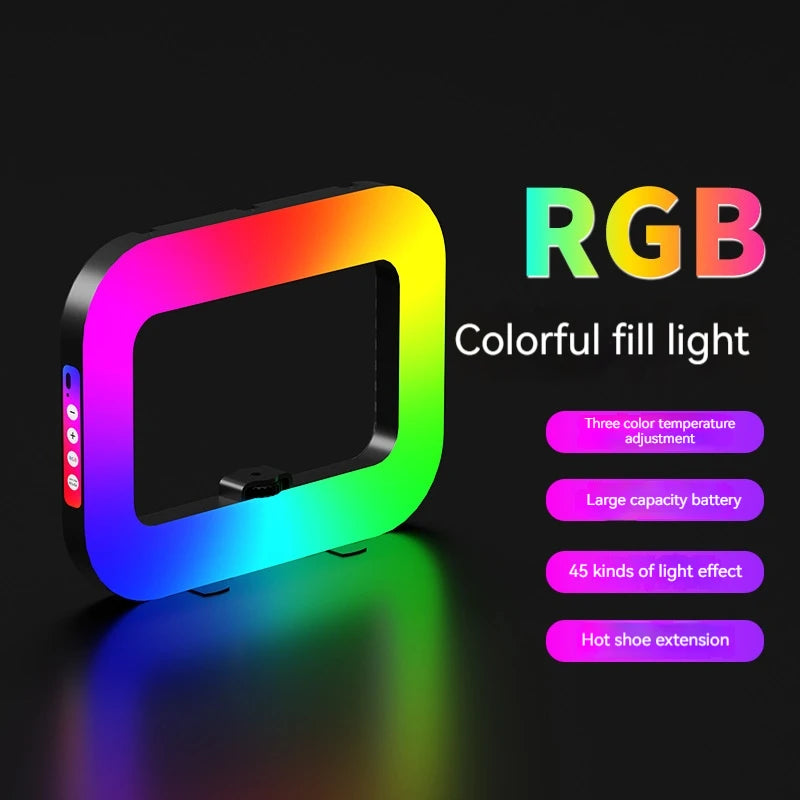 Portable LED Ring Light for Phone Photography